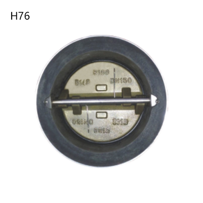 H76全襯內置雙瓣對夾旋啟式止回閥